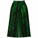 Women's Goth Punk Harajuku Matrix Pattern Flared Joggers