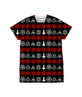Alternative Goth Sacred Symbols All-Over T-Shirt - G Hatch Clothing 