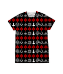 Alternative Goth Sacred Symbols All-Over T-Shirt - G Hatch Clothing 