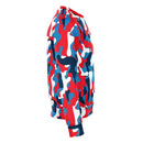 Red Blue Camouflage Sweatshirt - G Hatch Clothing 