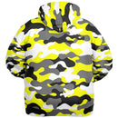 Unisex Plus Size Yellow Camo Camoufage Hoodie