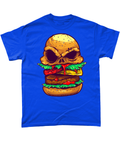 Skull Burger Healthy Eating T Shirt - G Hatch Clothing 
