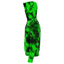 Fluorescent Green Tie Dye Pattern Fashion Hoodie - G Hatch Clothing 
