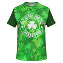 Fun St Patrick's Day Green Splatter T-Shirt - G Hatch Clothing 