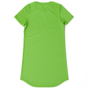 Women's Grunge Punk Dark Rainbow Print T-Shirt Dress