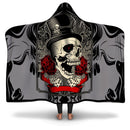 Mad Hatter Skull Hoodie Blanket - G Hatch Clothing 