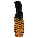 Orange Black Tie Dye Style Hoodie Dress - G Hatch Clothing 