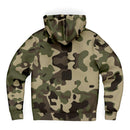 Army Green Camouflage Fleece Hoodie Alternative Streetwear 2 - Young Savage  