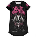 Women's Goth Punk The Chaos Within Young Savage T-Shirt Dress