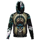 Native American Skull Athletic Hoodie - G Hatch Clothing 