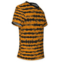 Orange Black Tie Dye Style T-Shirt - G Hatch Clothing 
