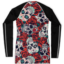 Sugar Skull Design Alternative Women's Rash Guard - Young Savage  