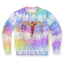 Angel Wings Alternative Streetwear Tie Dye Style Sweatshirt - Young Savage  