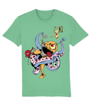 Crazy Sea-life Cartoon T-Shirt - G Hatch Clothing 