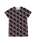 Alternative Fashion Squares All-Over Print T-Shirt - G Hatch Clothing 
