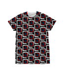 Alternative Fashion Squares All-Over Print T-Shirt - G Hatch Clothing 