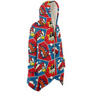 Pop Art Style Cartoon Alternative Microfleece Hoodie Cloak - Young Savage  