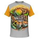 Astronauts Ignite Design T Shirt Orange - G Hatch Clothing 