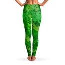 St Patrick's Day Green Splatter Leggings - G Hatch Clothing 