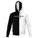 Bar Code All Over Print Fashion Hoodie - G Hatch Clothing 