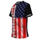 Punk Grunge Stars + Stripes T Shirt - G Hatch Clothing 