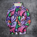 Graffiti Hip Hop Microfleece Alternative Hoodie - Young Savage  