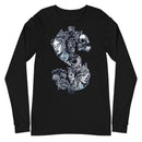 Tattoo Dollars Unisex Long Sleeve Black & White T-Shirt - Young Savage  