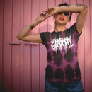 Women's Tie Dye Print Riot Grrrl T-Shirt